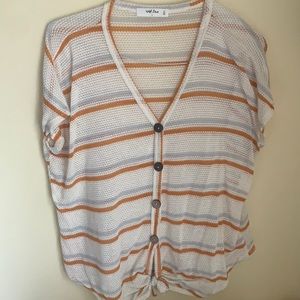 Striped Knit Blouse